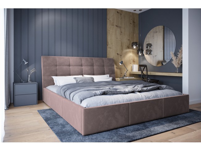 Łóżko tapicerowane Joko 180 Kronos 27 brudny róż