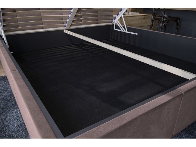 Łóżko tapicerowane Joko 180 Kronos 27 brudny róż