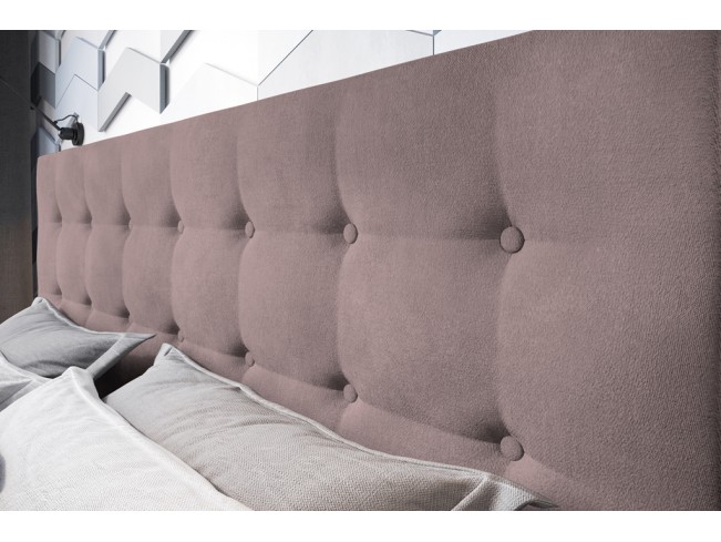 Łóżko tapicerowane Endo 140 Kronos 27 brudny róż