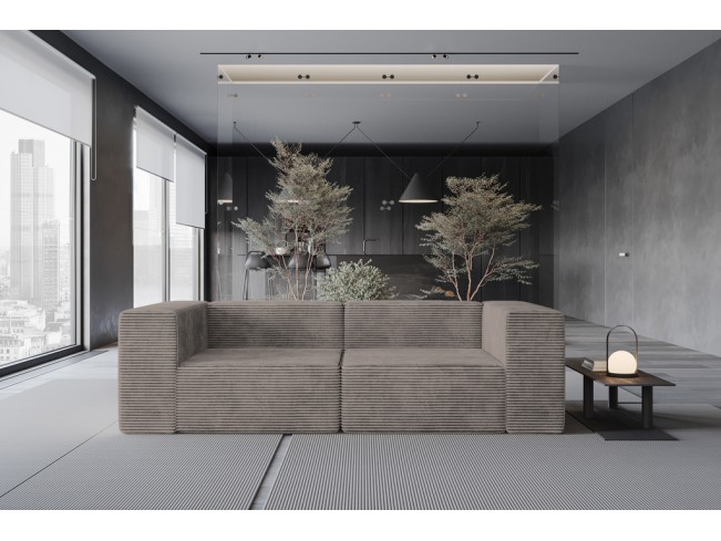 Sofa modułowa Lenn 2 Top sztruks 20 caffe latte