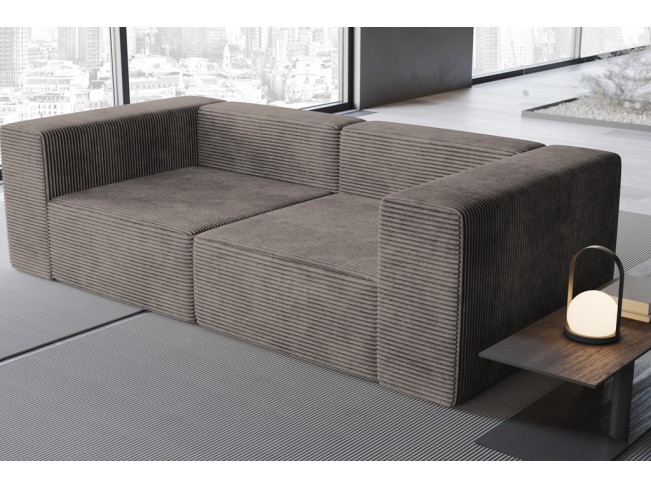 Sofa modułowa Lenn 2 Top sztruks 20 caffe latte