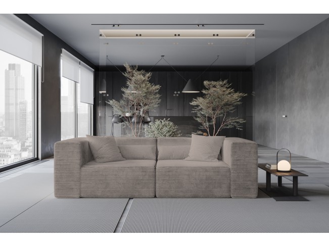 Sofa modułowa Lenn 2 Top sztruks 20 caffe latte
