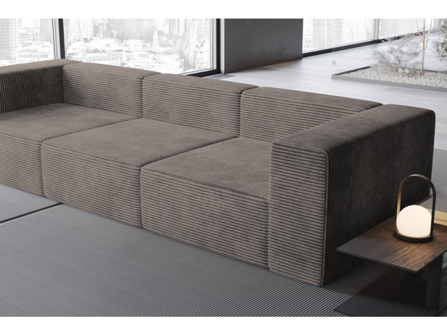 Sofa modułowa Lenn 3 Top sztruks 20 caffe latte