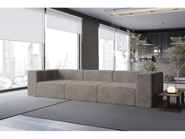 Sofa modułowa Lenn 3 Top sztruks 20 caffe latte