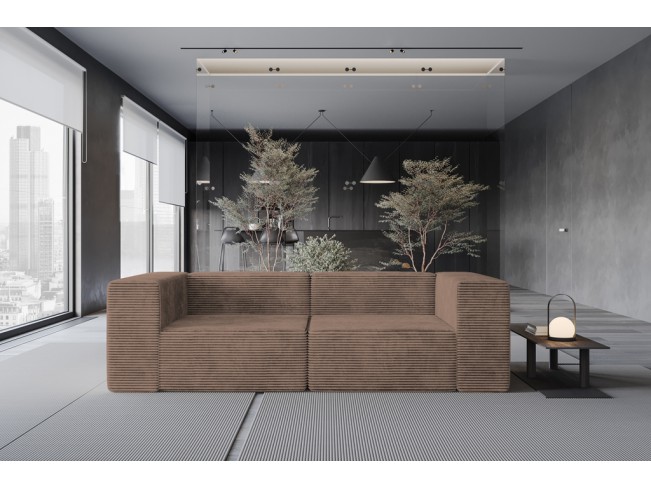 Sofa modułowa Lenn 2 Top sztruks 29 brązowy