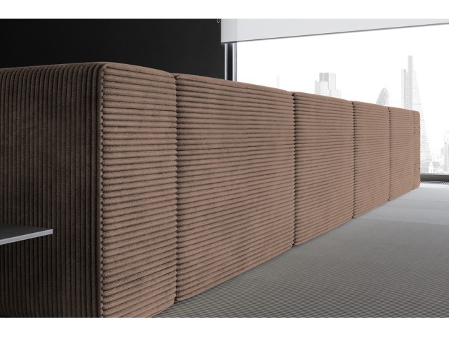 Sofa modułowa Lenn 3 Top sztruks 29 brązowy