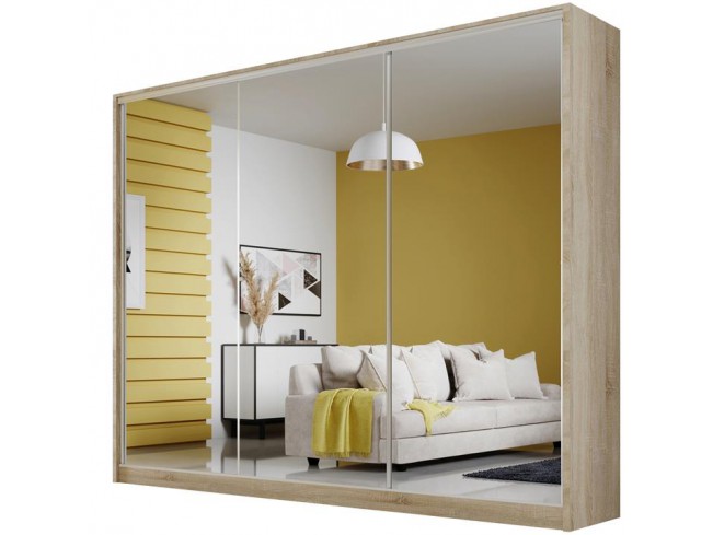 Szafa Meblo 2 sonoma 270 cm - widok z przodu