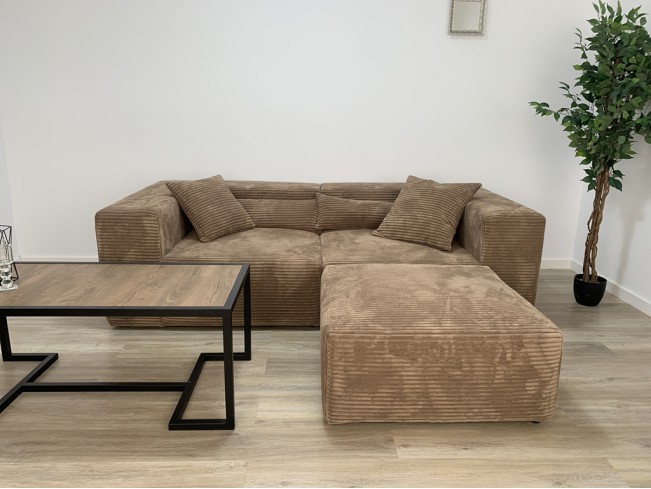 Narożnik modułowy Lenn S Top sztruks 29 brązowy