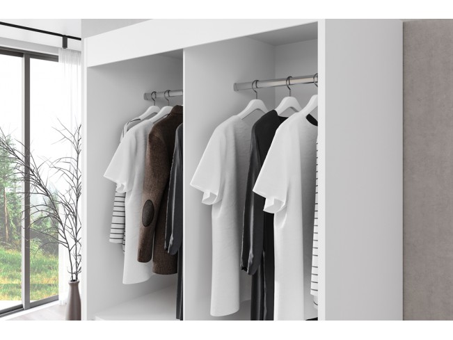 Szafa przesuwna Leno biały mat 140 cm