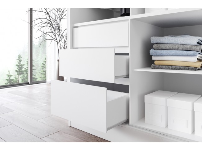 Szafa przesuwna Leno biały mat 140 cm