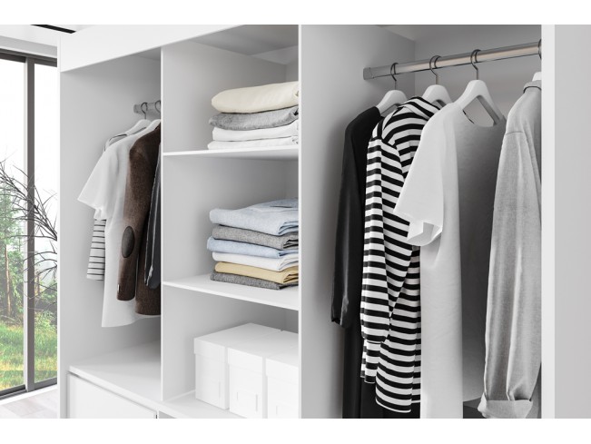 Szafa przesuwna Leno biały mat 180 cm