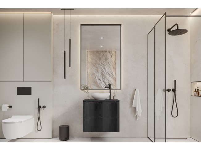 Szafka łazienkowa Daki czarna perła wisząca 60 cm