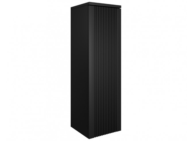 Słupek wiszący Daki 100 czarny mat ryflowany - widok ogólny