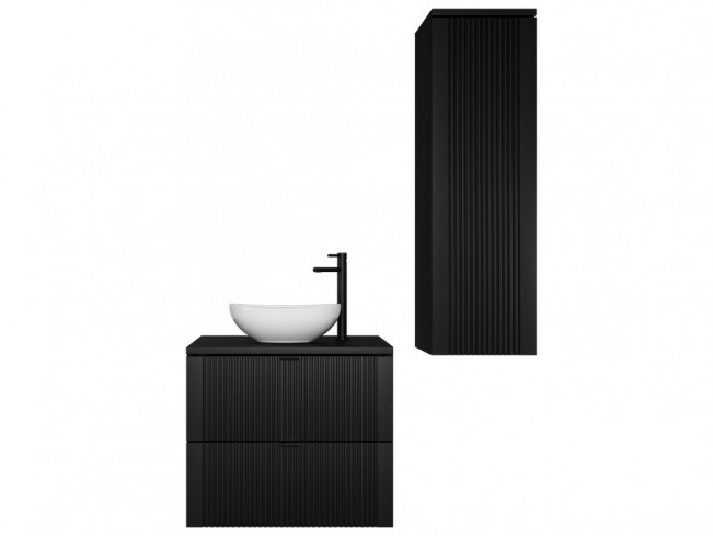 Łazienka Daki 60 1 czarna - widok ogólny