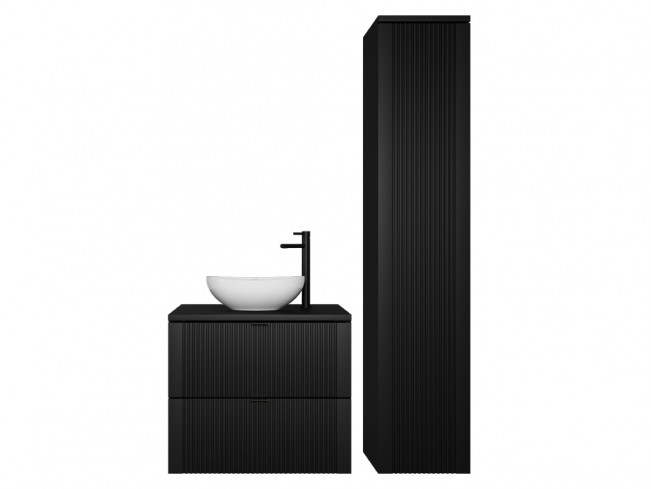 Łazienka Daki 60 2 czarna - widok ogólny