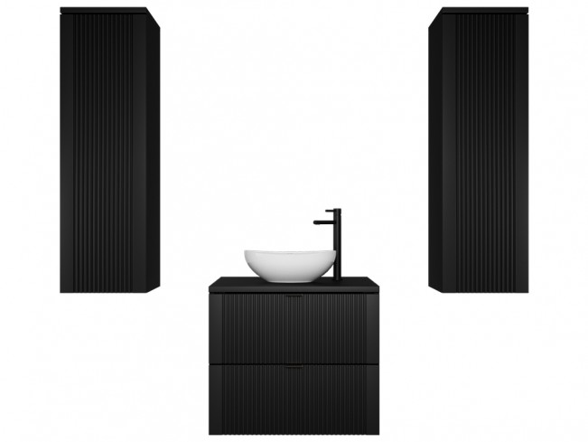 Łazienka Daki 60 4 czarna perła zestaw mebli wiszących