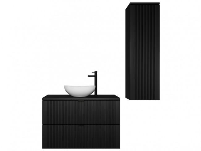 Łazienka Daki 80 1 czarna perła - widok ogólny