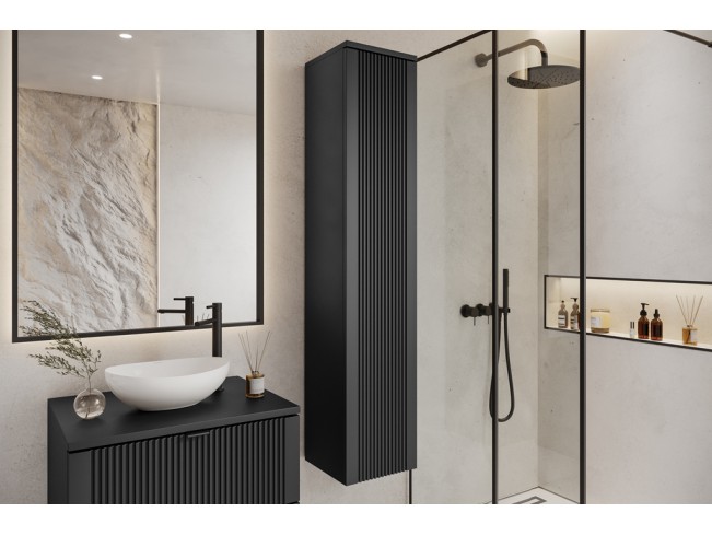 Łazienka Daki 80 3 czarna perła zestaw mebli wiszących