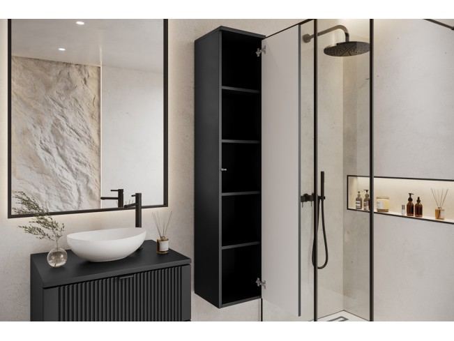 Łazienka Daki 80 3 czarna perła zestaw mebli wiszących