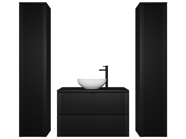 Łazienka Daki 80 5 czarna perła - widok ogólny