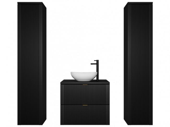 Łazienka Daki 60 5 czarna - widok ogólny