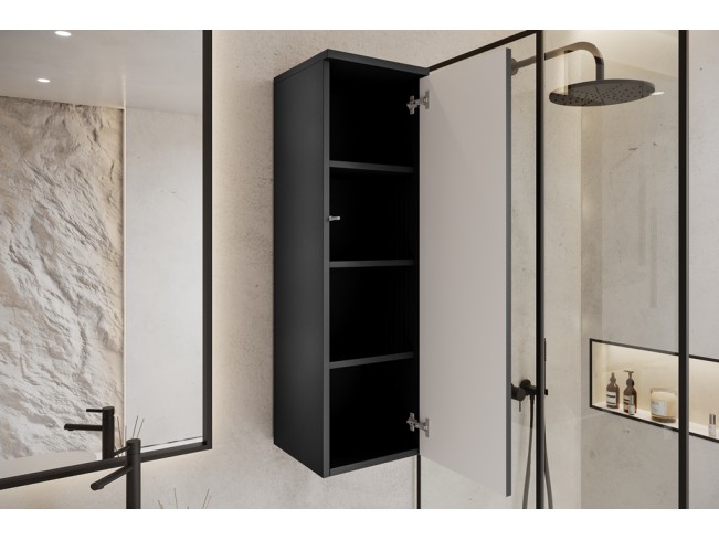 Łazienka Daki 80 4 czarna perła/złoty zestaw mebli wiszących