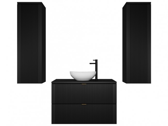 Łazienka Daki 80 4 czarna perła - widok ogólny