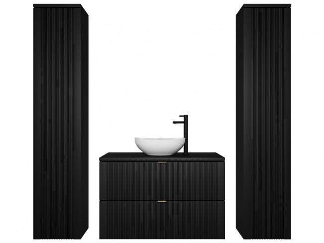 Łazienka Daki 80 5 czarna perła - widok ogólny