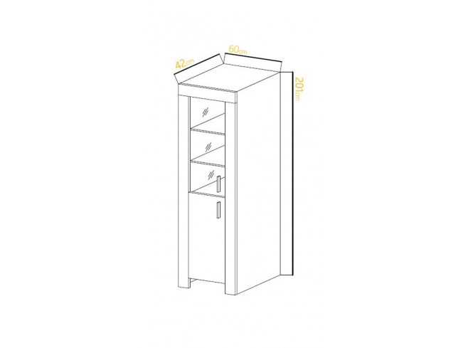 Witryna LONA L 60 milano