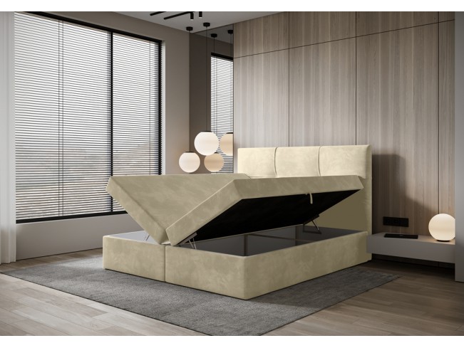 Łóżko kontynentalne Fado 1 140 Monolith 02 ecru