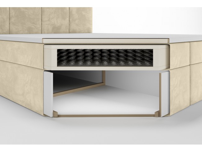 Łóżko kontynentalne Fado 1 160 Monolith 02 ecru