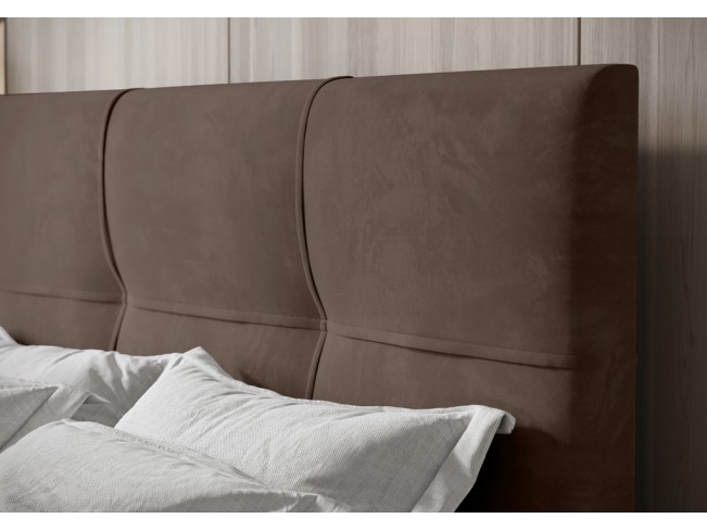 Łóżko kontynentalne Fado 1 160 Monolith 15 mleczna czekolada