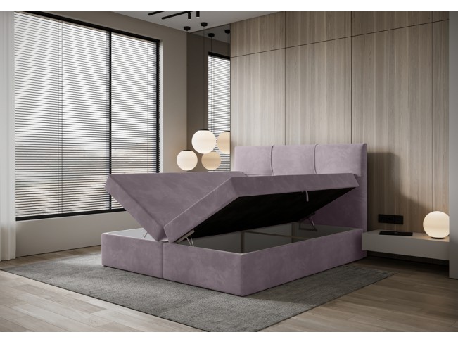 Łóżko kontynentalne Fado 1 140 Monolith 62 wrzosowy