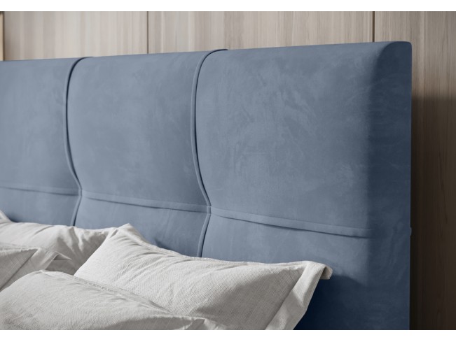 Łóżko kontynentalne Fado 1 180 Monolith 70 błękitny