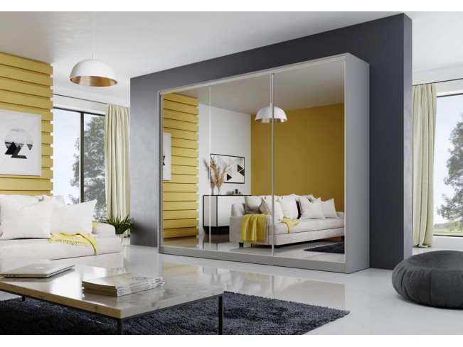 Szafa przesuwna Meblo 2 szary mat 270 cm