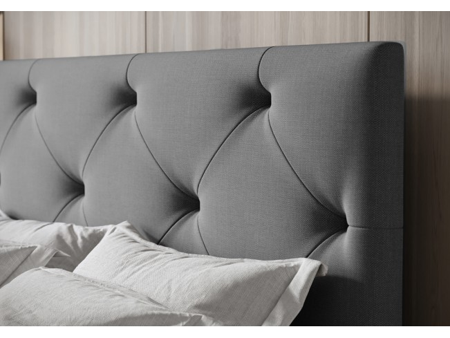 Łóżko kontynentalne Fado 2 180 Sawana 21 jasny szary