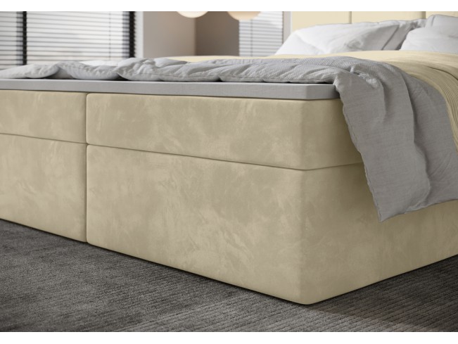 Łóżko kontynentalne Fado 2 180 Monolith 02 ecru