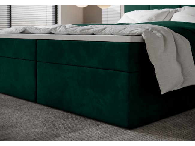 Łóżko kontynentalne Fado 2 140 Monolith 37 zielony