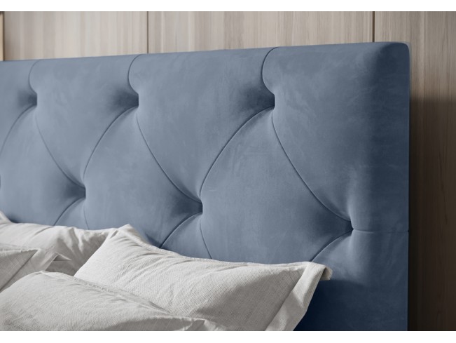 Łóżko kontynentalne Fado 2 140 Monolith 70 błękitny