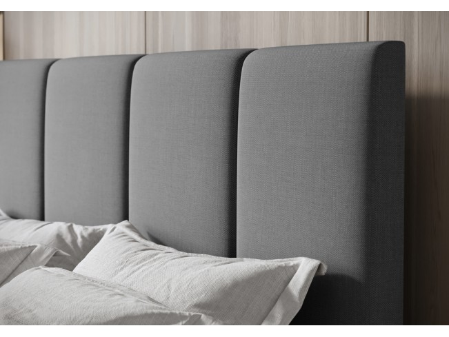 Łóżko kontynentalne Fado 3 140 Sawana 21 jasny szary