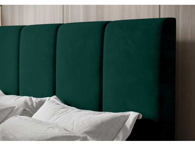 Łóżko kontynentalne Fado 3 160 Monolith 37 zielony