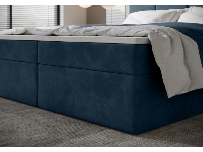 Łóżko kontynentalne Fado 3 180 Monolith 76 lazurowy