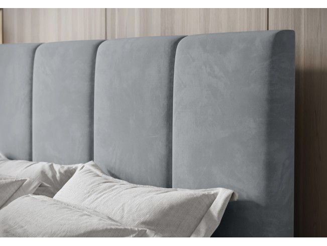 Łóżko kontynentalne Fado 3 180 Monolith 84 jasny szary