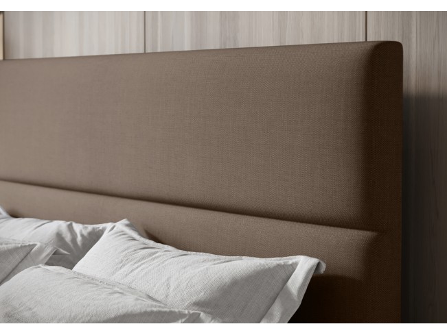 Łóżko kontynentalne Fado 4 180 sawana 25 ciepły brąz