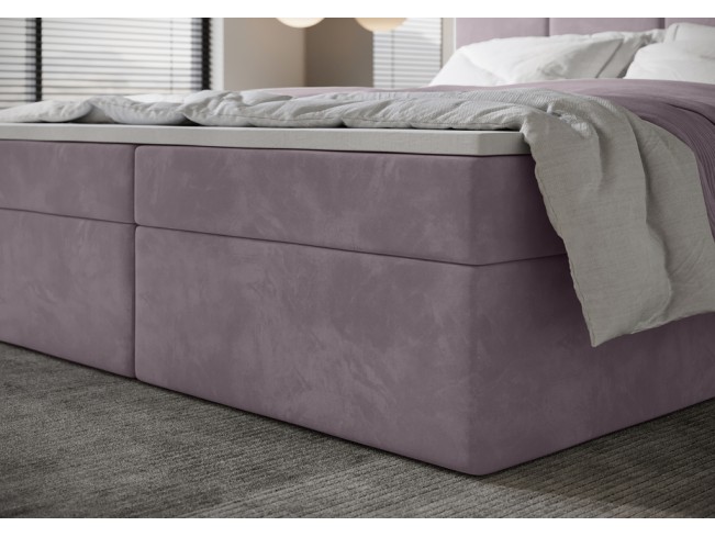 Łóżko kontynentalne Fado 4 160 Monolith 62 wrzosowy