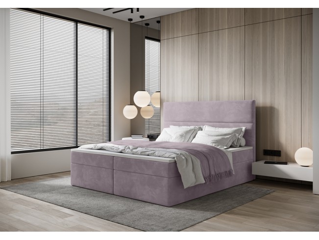 Łóżko kontynentalne Fado 4 160 Monolith 62 wrzosowy