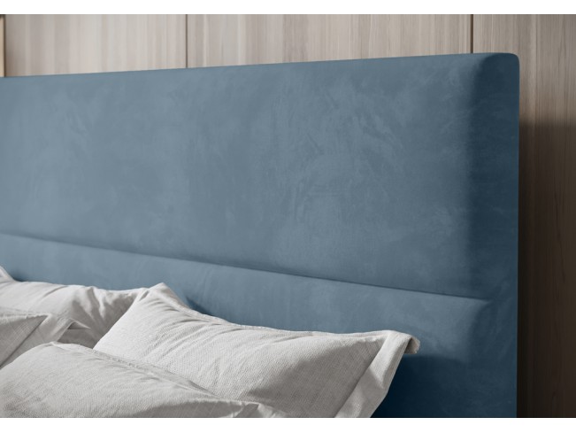 Łóżko kontynentalne Fado 4 160 Monolith 72 szary niebieski