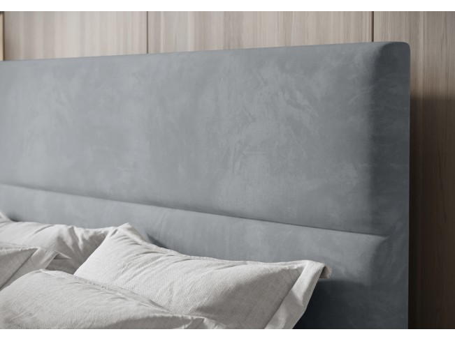 Łóżko kontynentalne Fado 4 160 Monolith 84 jasny szary