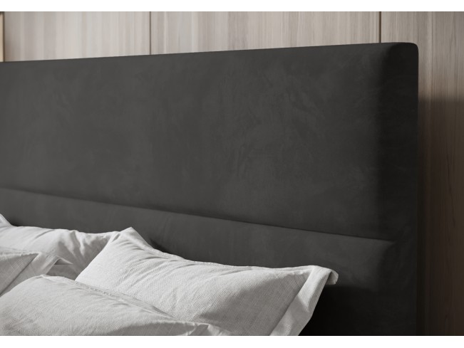 Łóżko kontynentalne Fado 4 160 Monolith 92 popielaty