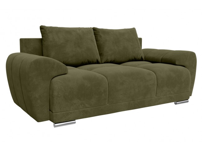 Sofa Bego 2 Monolith 38 oliwkowy - widok z przodu